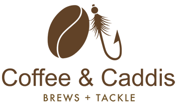 Coffee & Caddis Fly Tying Area